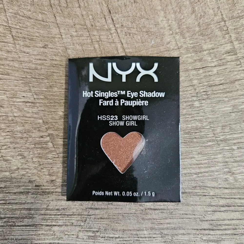 Lot of 3 NYX Hot Singles Eye Shadow Refills - HSS23 Showgirl NEW